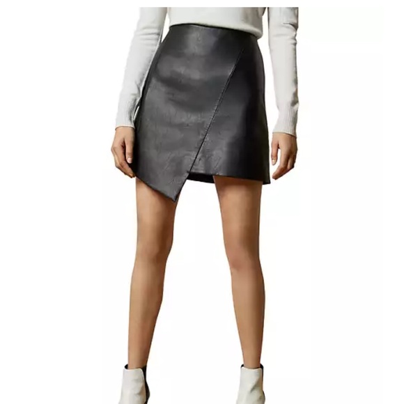 Ted Baker Oolive faux leather skirt (US 6/TB 2) - Picture 2 of 8